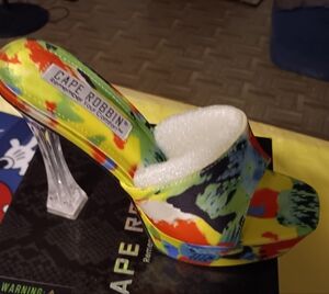 Cape Robbin Vibrant Multicolor Platform Heels